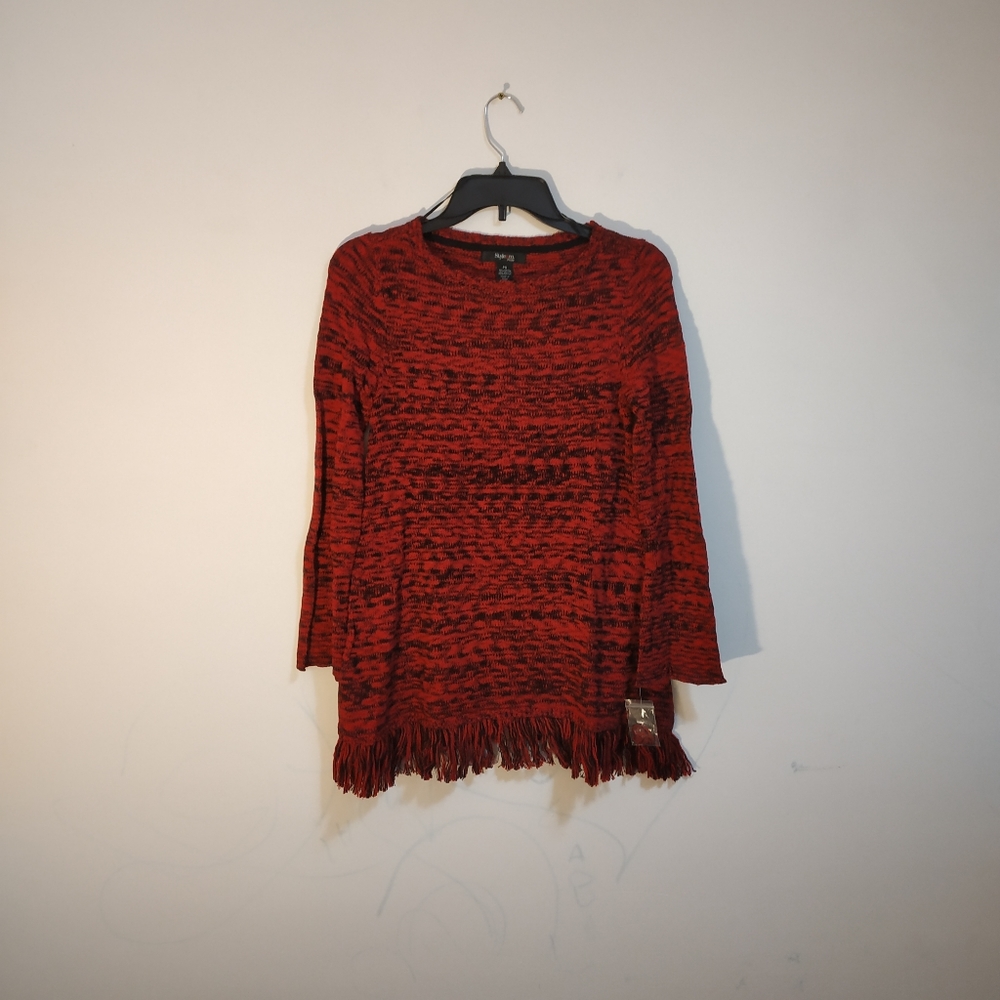 Style & co women sweater red winter